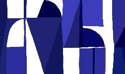 Memphis blue wallpaper