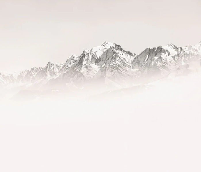 Misty morning wallpaper Mont Blanc