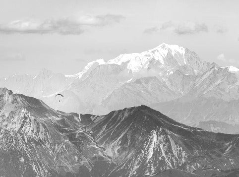 Aravis sky mountain bathroom wallpaper