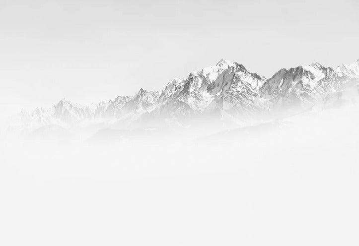 Misty morning wallpaper Mont Blanc