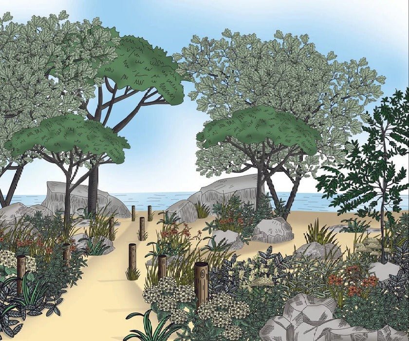 Landscape wallpaper France seaside