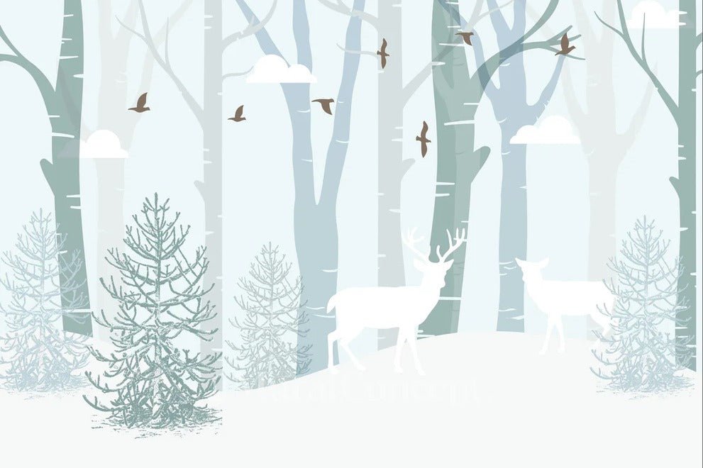 Children's bedroom wallpaper Lapland