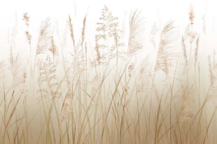 Wheat field flower wallpaper