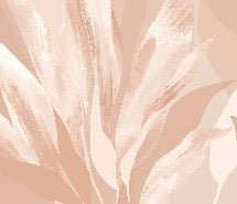 Nude floral wallpaper
