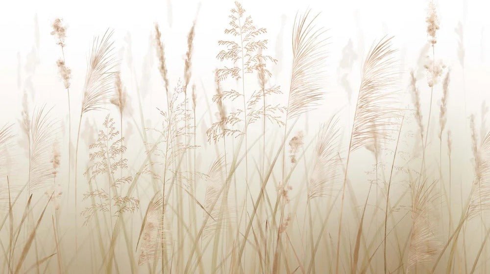 Wheat field flower wallpaper