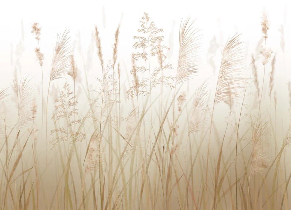 Wheat field flower wallpaper