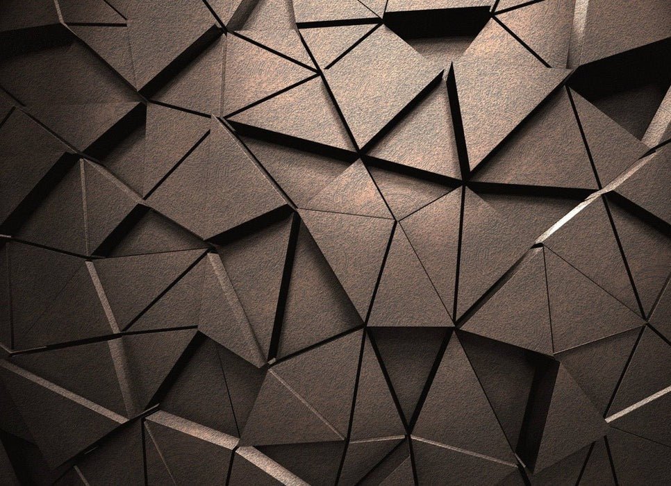 Papier peint 3D black perspective rouille, XXL, tendance