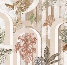 Sepia arch pattern wallpaper