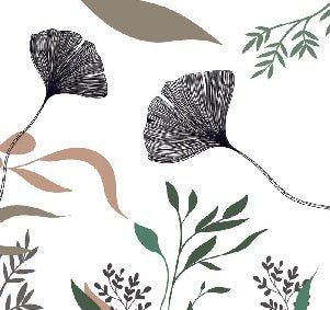 Ginkgo floral artist wallpaper