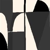 Memphis style black wallpaper