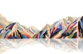 Annecy arty color wallpaper