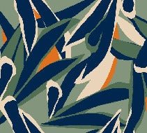 Panoramic plant sketch wallpaper