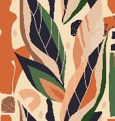 Abstract plant wallpaper