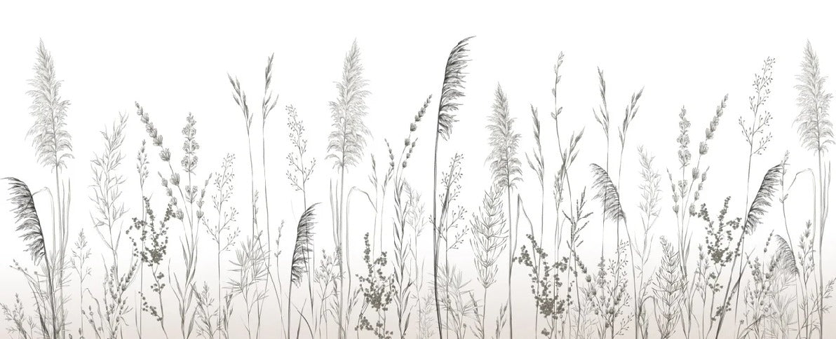Poetic pampas wallpaper