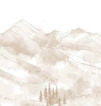 Aravis sepia panoramic wallpaper