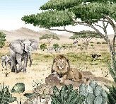 Children's wallpaper secret savannah