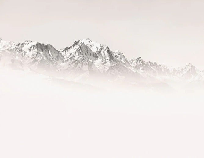 Misty morning wallpaper Mont Blanc