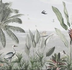 Tropical mirage wallpaper