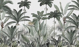 Jungle Tree Panoramic Wallpaper