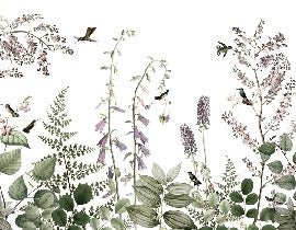 Soft mauve girl wallpaper