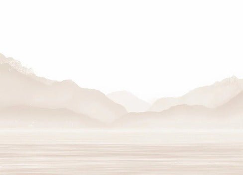 Annecy and its peaceful lake beige wallpaper