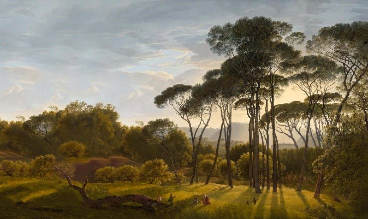 Italian historical landscape wallpaper