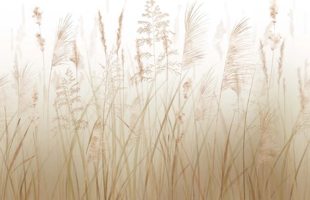 Wheat field flower wallpaper