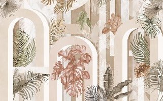 Sepia arch trend wallpaper