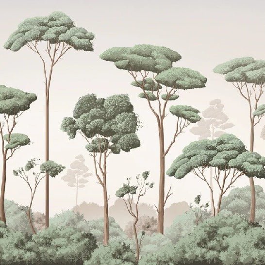 Light Breeze Pine Forest Wallpaper