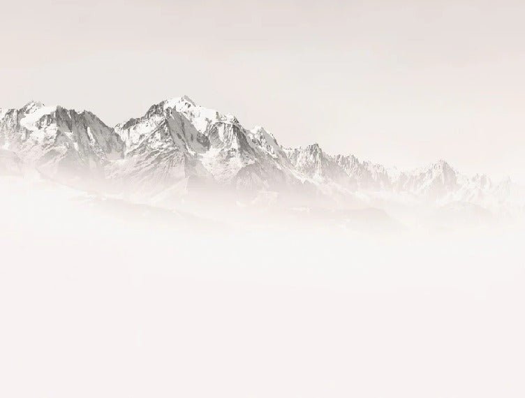 Misty morning wallpaper Mont Blanc