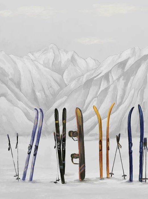 Ski wallpaper in Courchevel