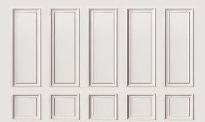 Haussmanian panoramic molding wallpaper