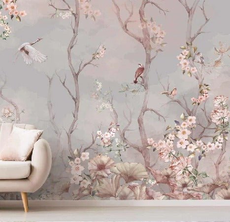 Springtime panoramic wallpaper