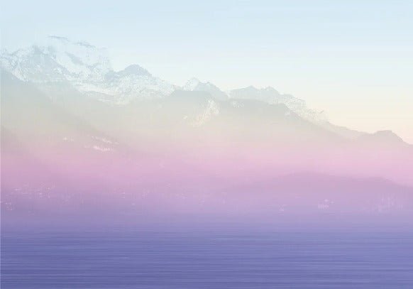 Annecy and its peaceful lake rainbow wallpaper