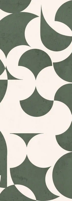 Retro graphic restaurant wallpaper