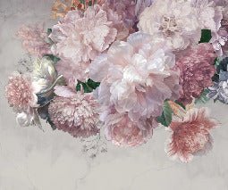 Papier peint panoramique pivoines, XXL, tendance