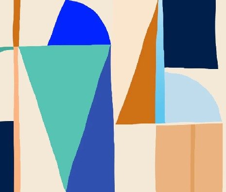 Vibrant Memphis wallpaper