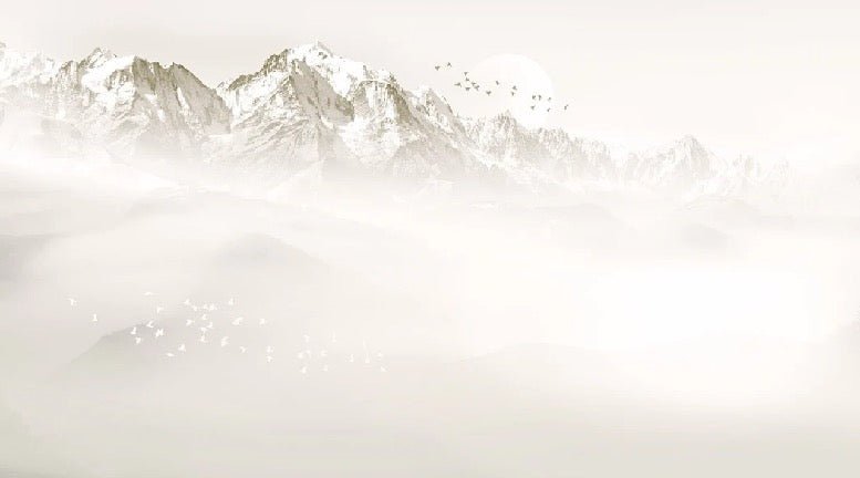 Misty morning wallpaper Mont Blanc