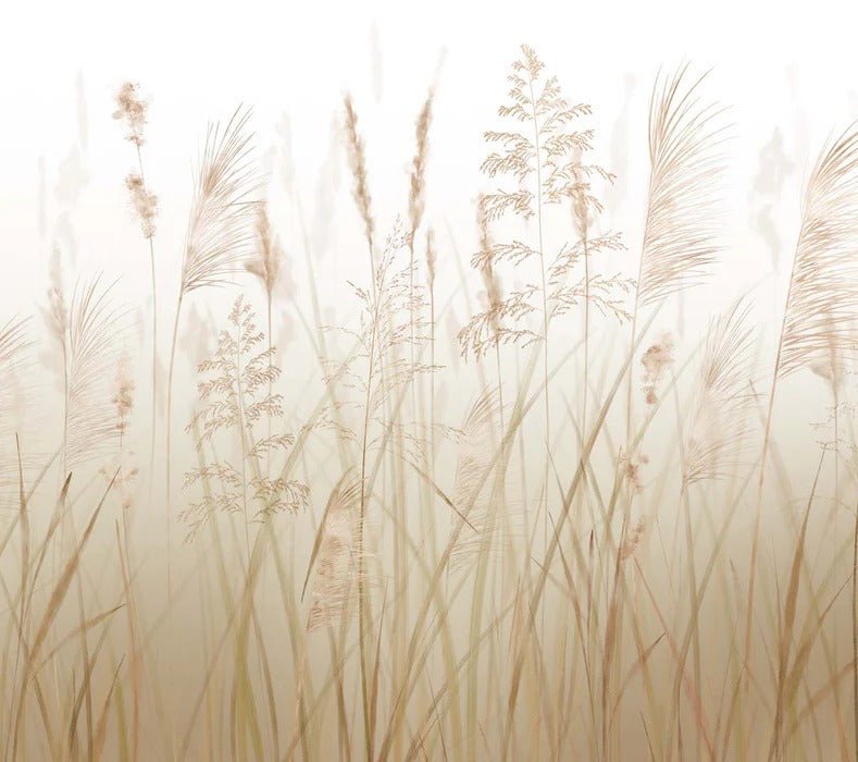 Wheat field flower wallpaper