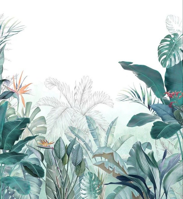 Quintessence tropical panoramic wallpaper