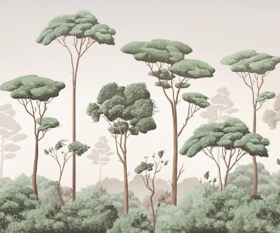 Light Breeze Pine Forest Wallpaper