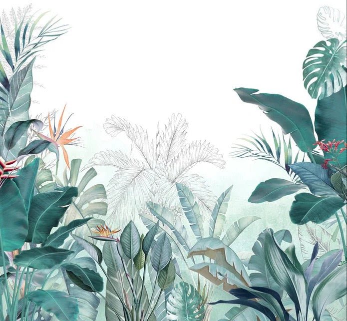 Quintessence tropical panoramic wallpaper