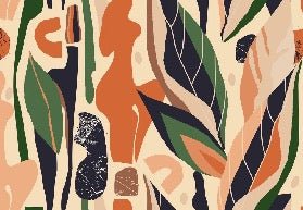 Abstract plant wallpaper