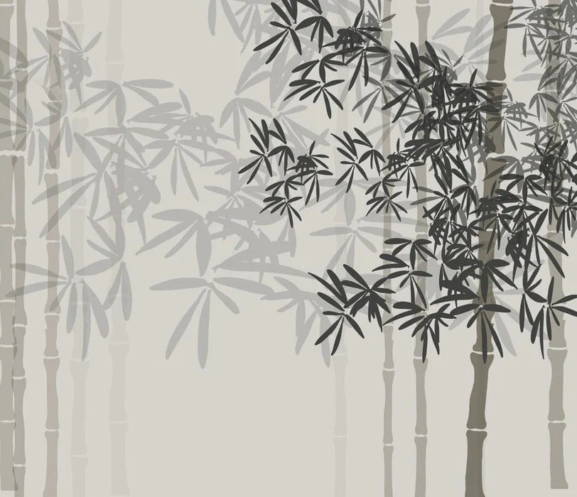 Panoramic bamboo wallpaper