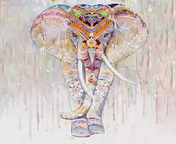 Elephant Boho Indian wallpaper