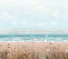 Panoramic sea view wallpaper