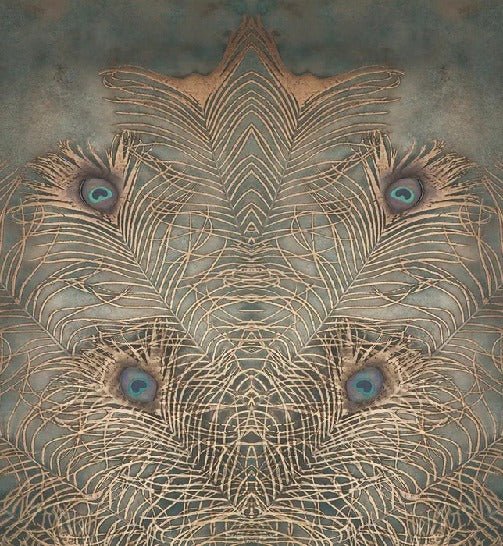 Majestic Peacock Feather Wallpaper