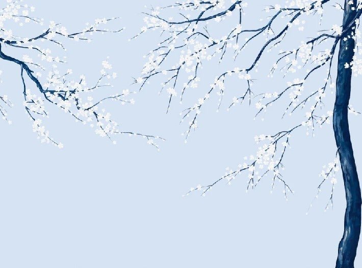 Sakura flower panoramic wallpaper