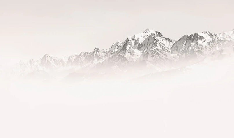 Misty morning wallpaper Mont Blanc