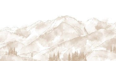 Panoramic Aravis sepia wallpaper